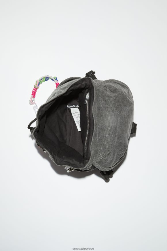 Acne Studios mini ryggsekk N2PP4F584 tilbehør karbongrå