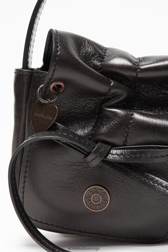 Acne Studios multipocket mikrobag N2PP4F577 tilbehør mørkebrun