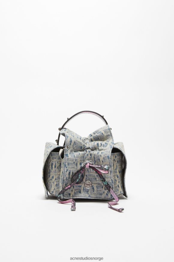 Acne Studios multipocket mini bag N2PP4F760 tilbehør lyseblå/rosa