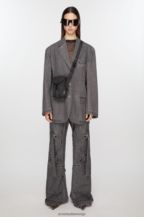 Acne Studios ripstop mini veske N2PP4F499 tilbehør svart