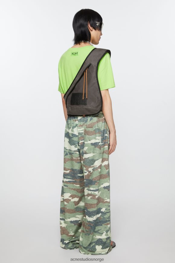 Acne Studios slynge ryggsekk N2PP4F608 tilbehør grå/svart