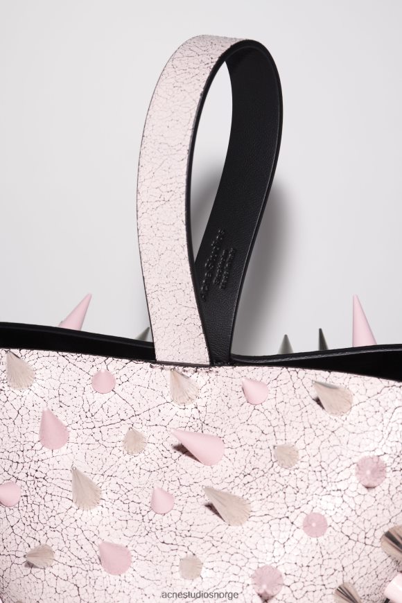 Acne Studios topphåndtak piggpose N2PP4F844 tilbehør pastell rosa