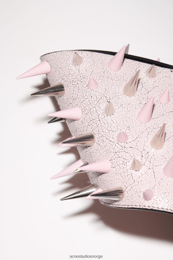 Acne Studios topphåndtak piggpose N2PP4F844 tilbehør pastell rosa