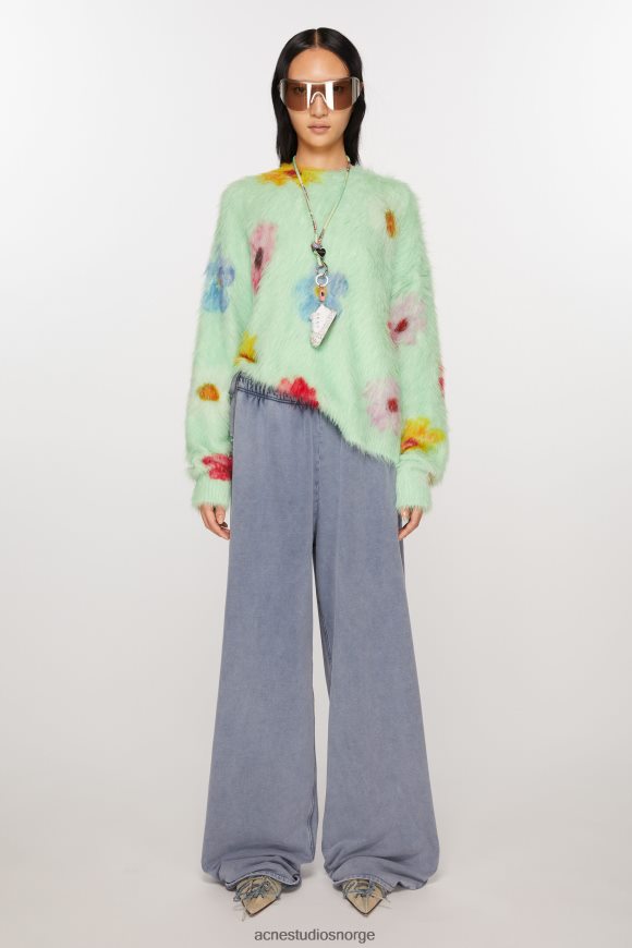 Acne Studios joggesko sjarm nøkkelring N2PP4F821 tilbehør hvit