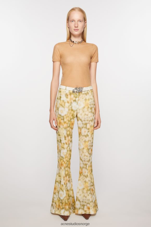 Acne Studios belte med logospenne N2PP4F820 tilbehør hvit