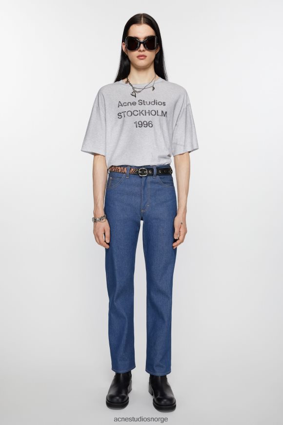 Acne Studios monogram spenne belte N2PP4F848 tilbehør rosa/svart