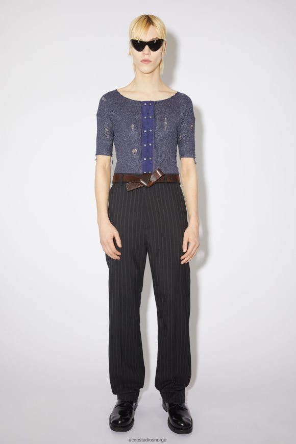 Acne Studios musubi skinnbelte N2PP4F581 tilbehør mørkebrun