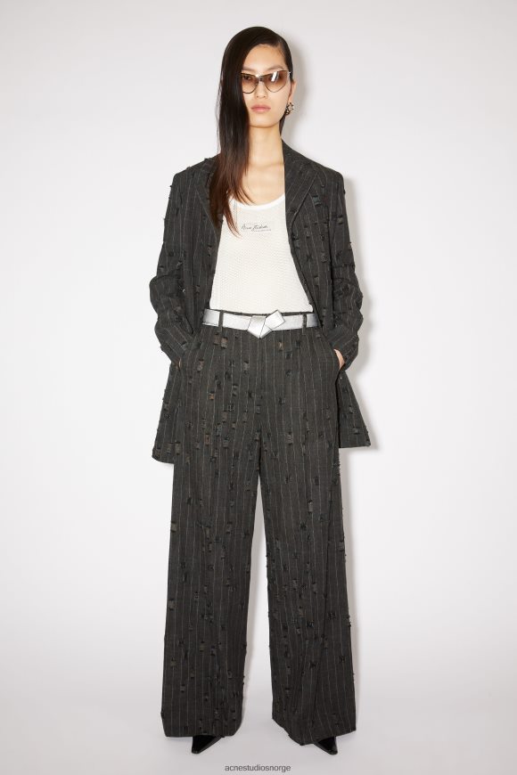 Acne Studios musubi skinnbelte N2PP4F690 tilbehør sølv