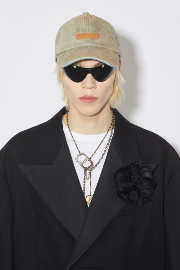 Acne Studios metallramme solbriller rullebaneshow N2PP4F479 tilbehør svart