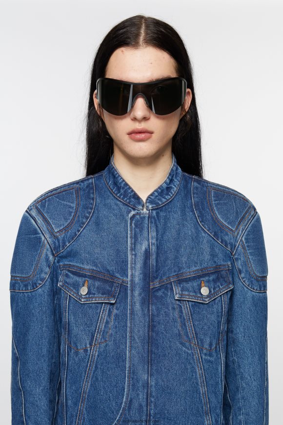 Acne Studios solbriller med metallramme N2PP4F442 tilbehør svart