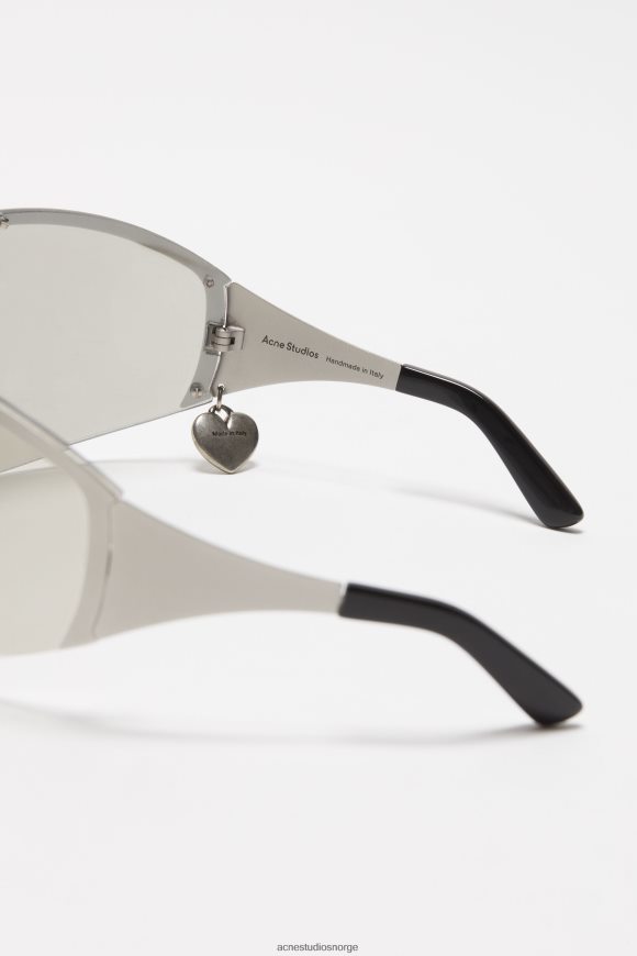 Acne Studios solbriller med metallramme N2PP4F671 tilbehør sølv/transparent