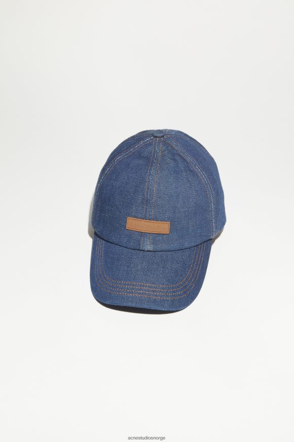 Acne Studios denim baseballcaps N2PP4F532 tilbehør indigo blå