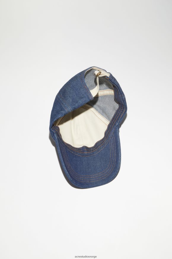 Acne Studios denim baseballcaps N2PP4F532 tilbehør indigo blå