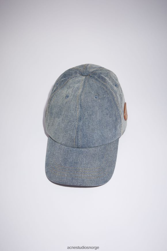 Acne Studios denim cap N2PP4F568 tilbehør mellomblå
