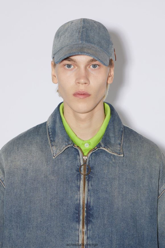 Acne Studios denim cap N2PP4F568 tilbehør mellomblå
