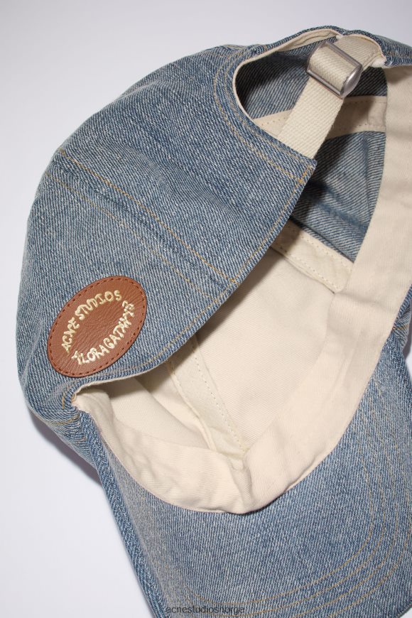 Acne Studios denim cap N2PP4F568 tilbehør mellomblå