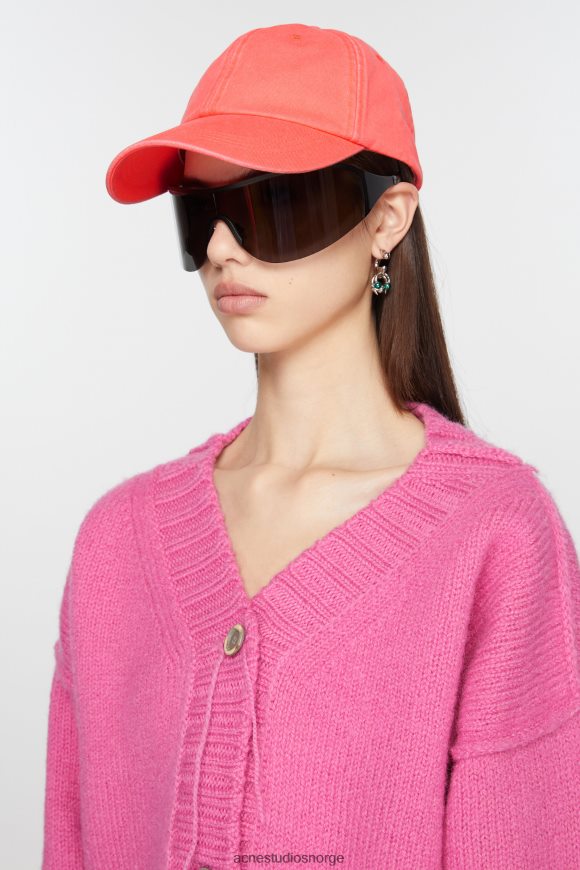 Acne Studios kyperhette N2PP4F783 tilbehør fluo rosa