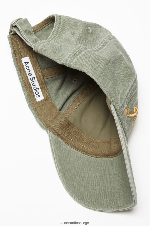 Acne Studios logohette N2PP4F659 tilbehør salvie grønn