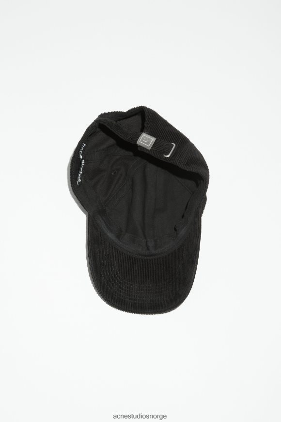 Acne Studios micro face patch cap N2PP4F471 tilbehør svart