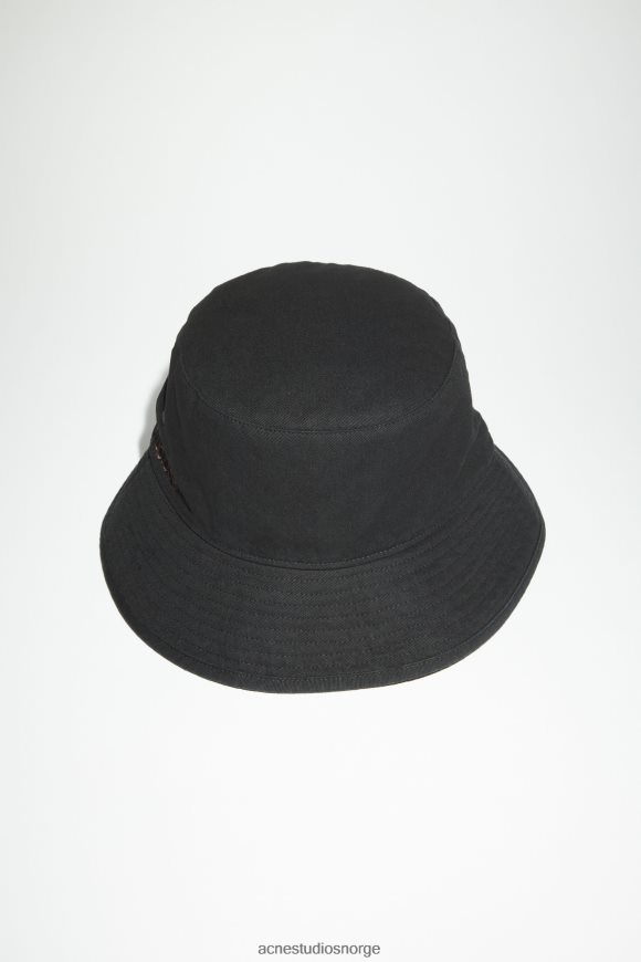 Acne Studios twill bøttehatt N2PP4F515 tilbehør svart