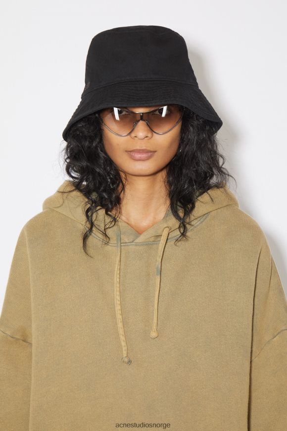 Acne Studios twill bøttehatt N2PP4F515 tilbehør svart