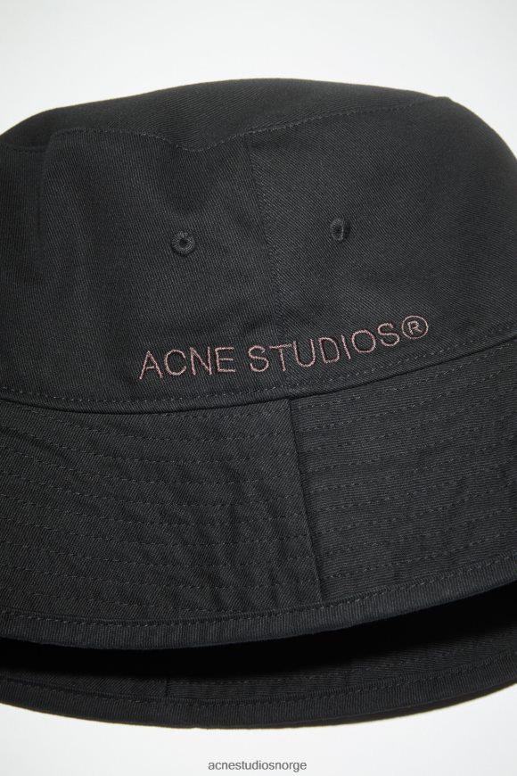 Acne Studios twill bøttehatt N2PP4F515 tilbehør svart