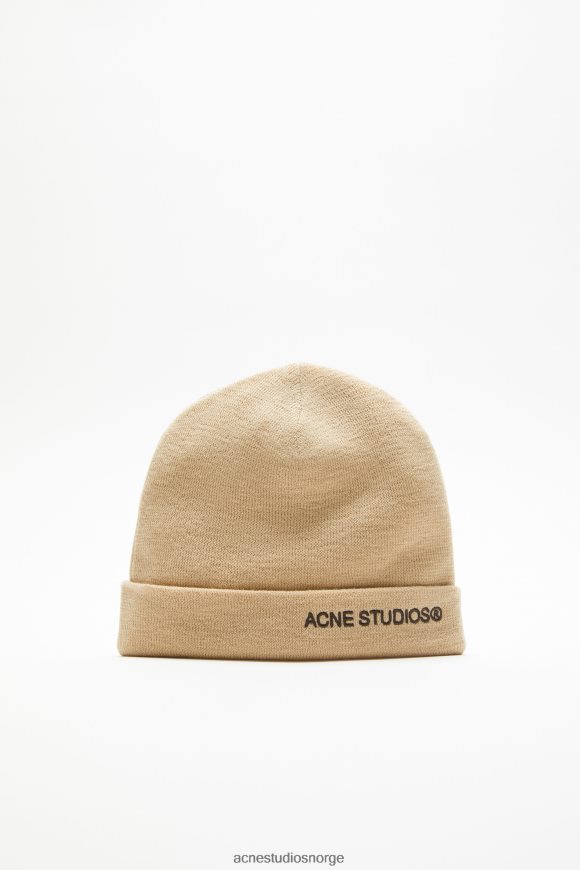 Acne Studios logo lue N2PP4F814 tilbehør skall beige