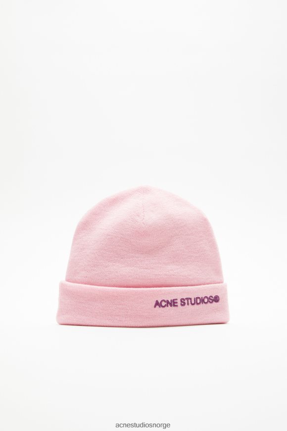 Acne Studios logo lue N2PP4F868 tilbehør lyserosa