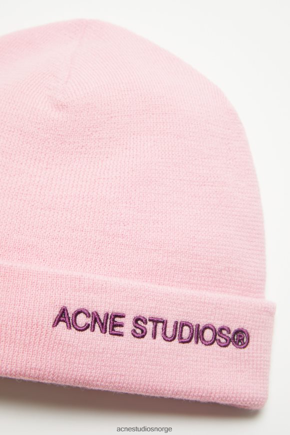 Acne Studios logo lue N2PP4F868 tilbehør lyserosa