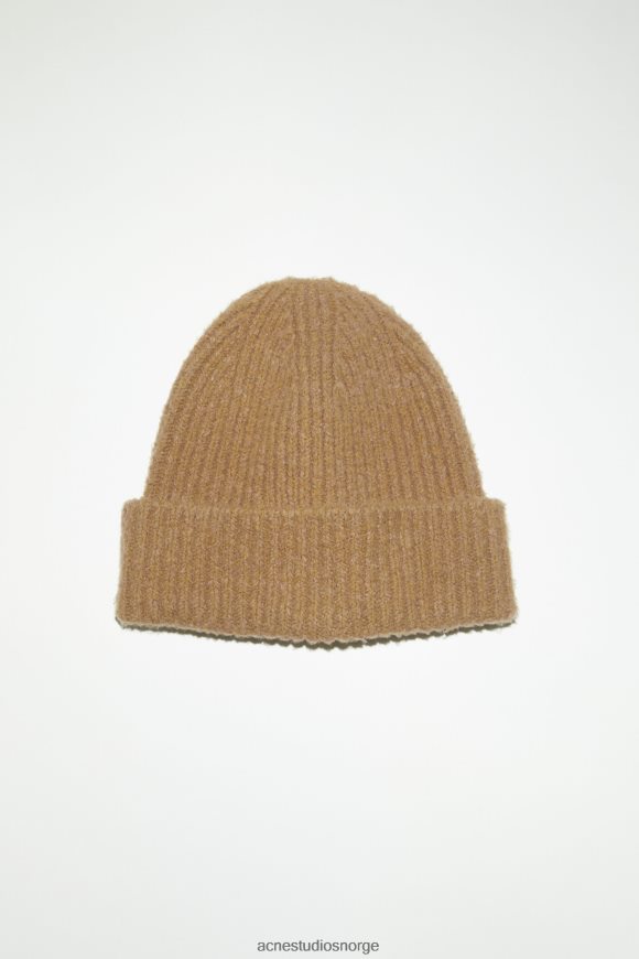 Acne Studios lue i ullblanding N2PP4F714 tilbehør kamelbrun