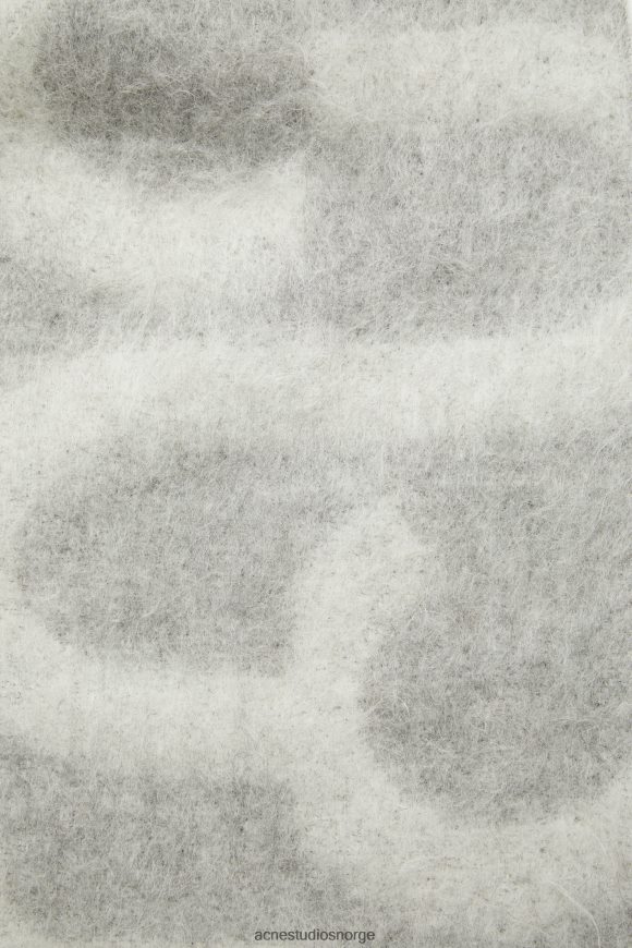 Acne Studios logo skjerf N2PP4F660 tilbehør lysegrå