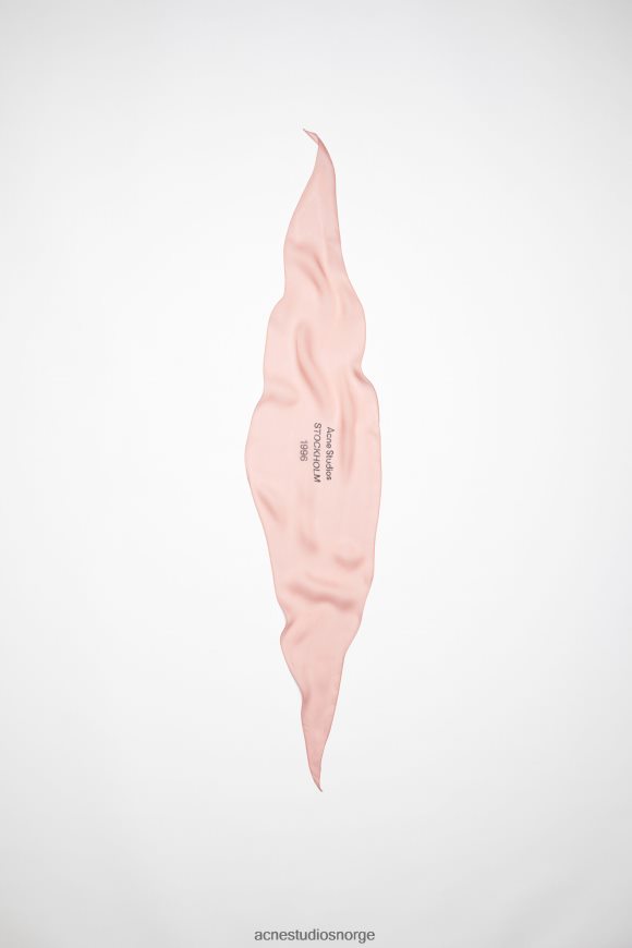 Acne Studios silke skjerf N2PP4F730 tilbehør rosa rosa