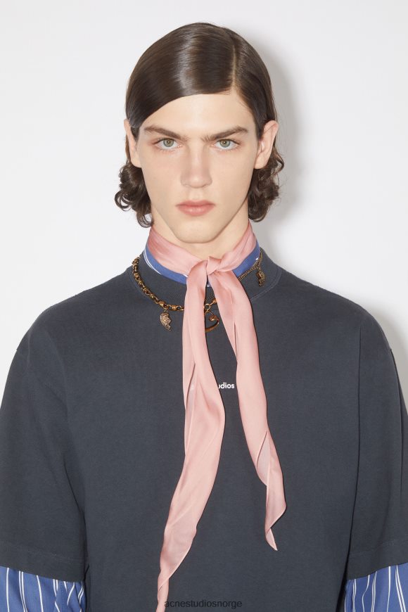 Acne Studios silke skjerf N2PP4F730 tilbehør rosa rosa