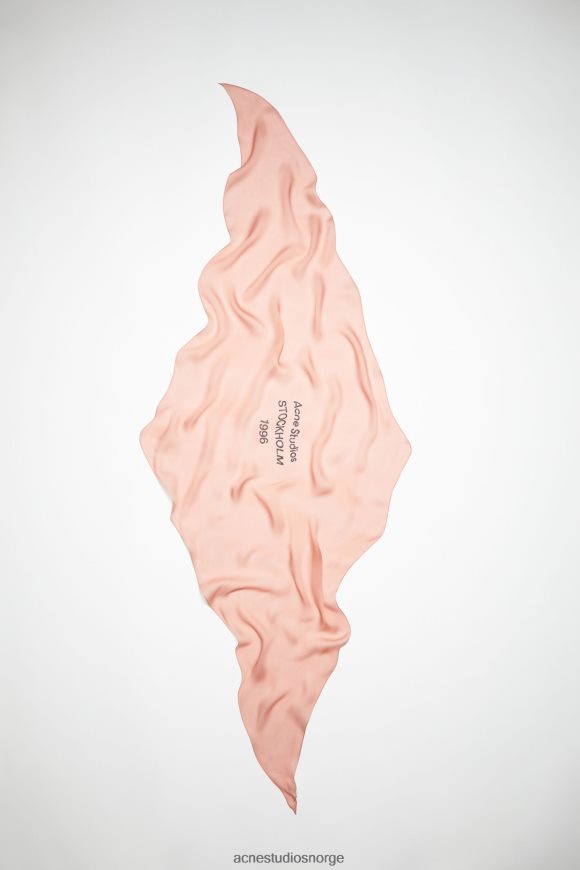 Acne Studios silke skjerf N2PP4F732 tilbehør rosa rosa