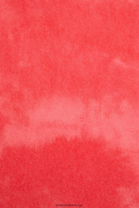 Acne Studios tie-dye ullskjerf - smalt N2PP4F804 tilbehør lys rosa