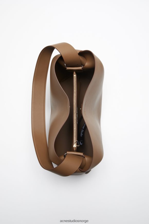 Acne Studios musubi midi skulderveske N2PP4F724 tilbehør kamelbrun