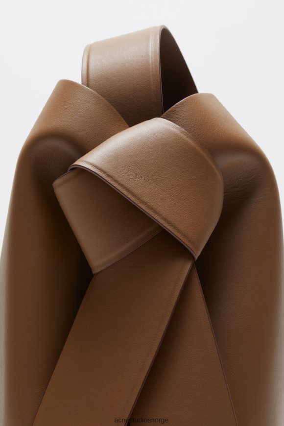 Acne Studios musubi midi skulderveske N2PP4F724 tilbehør kamelbrun