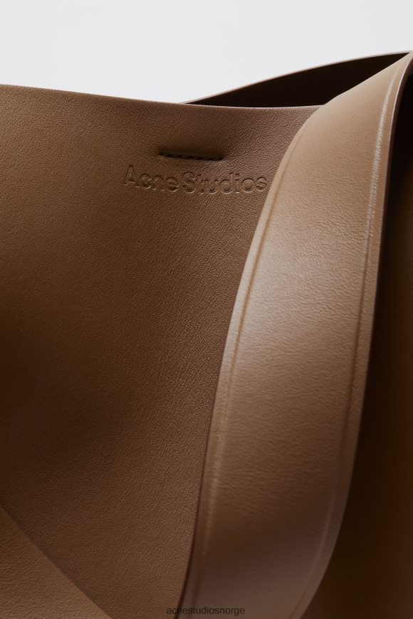 Acne Studios musubi midi skulderveske N2PP4F724 tilbehør kamelbrun