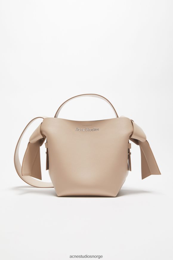 Acne Studios musubi mini skulderveske N2PP4F461 tilbehør taupe beige