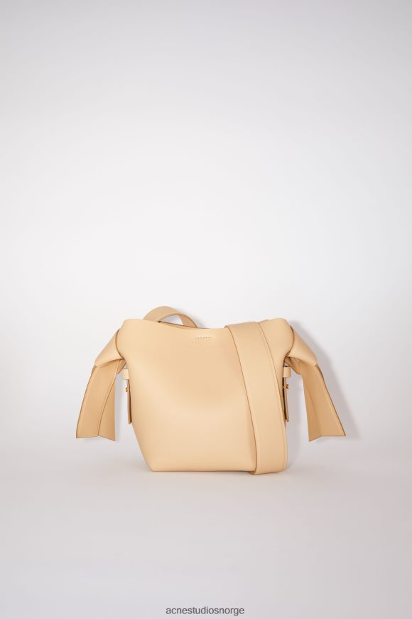 Acne Studios musubi mini skulderveske N2PP4F750 tilbehør dune beige