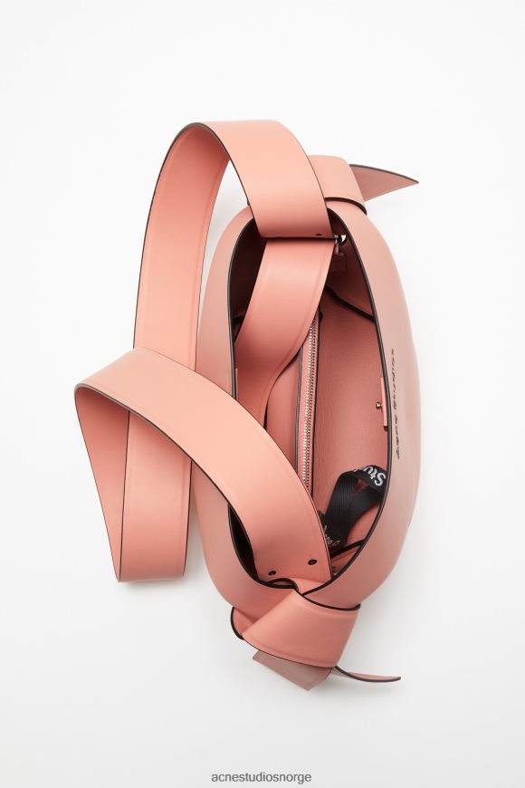 Acne Studios musubi mini skulderveske N2PP4F858 tilbehør lakserosa