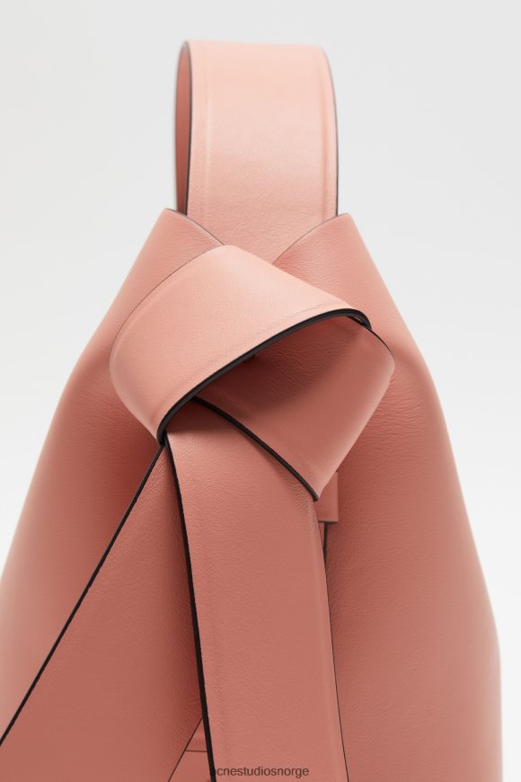 Acne Studios musubi mini skulderveske N2PP4F858 tilbehør lakserosa