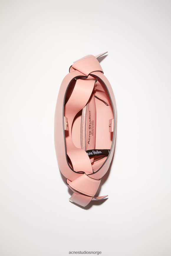 Acne Studios musubi mini skulderveske N2PP4F866 tilbehør lakserosa