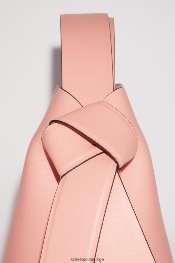 Acne Studios musubi mini skulderveske N2PP4F866 tilbehør lakserosa