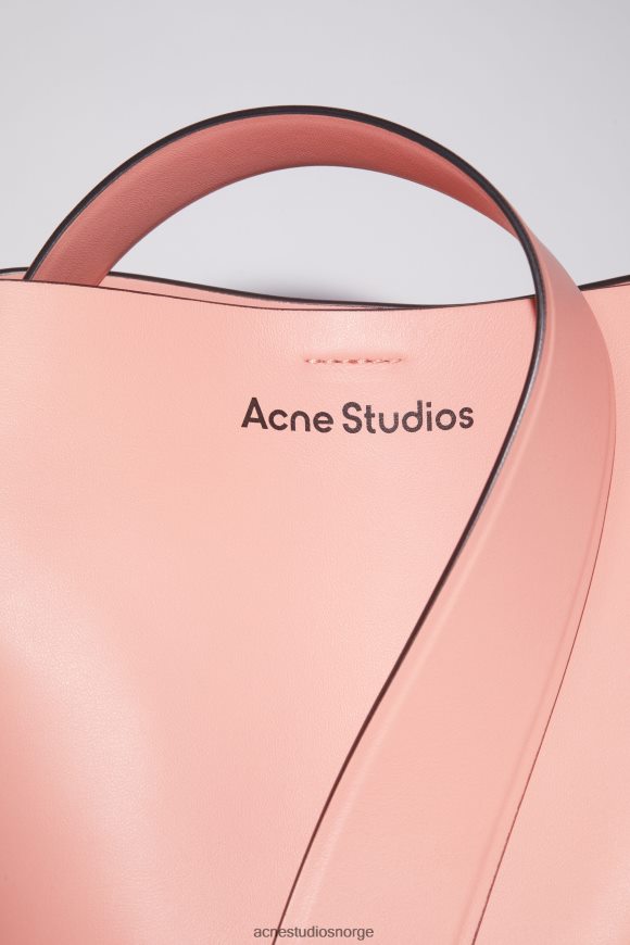 Acne Studios musubi mini skulderveske N2PP4F866 tilbehør lakserosa