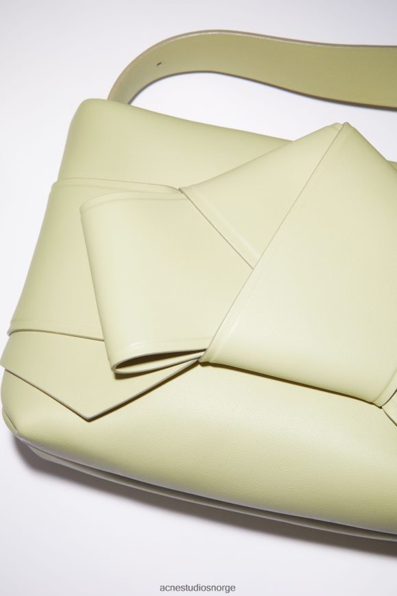 Acne Studios musubi skulderveske N2PP4F630 tilbehør støvete grønn