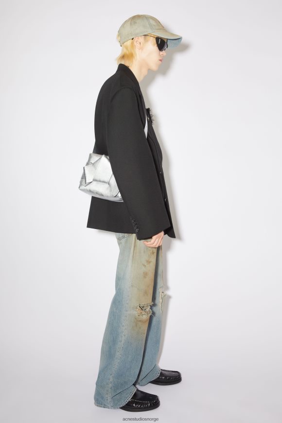 Acne Studios musubi skulderveske N2PP4F689 tilbehør sølv