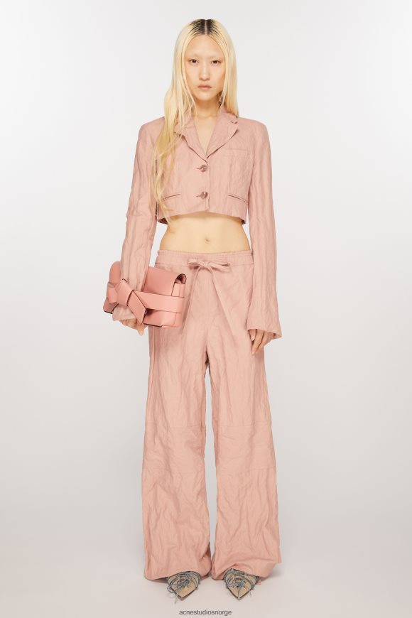 Acne Studios musubi skulderveske N2PP4F857 tilbehør lakserosa