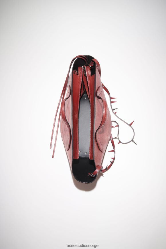 Acne Studios pigg skulderveske N2PP4F756 tilbehør rød