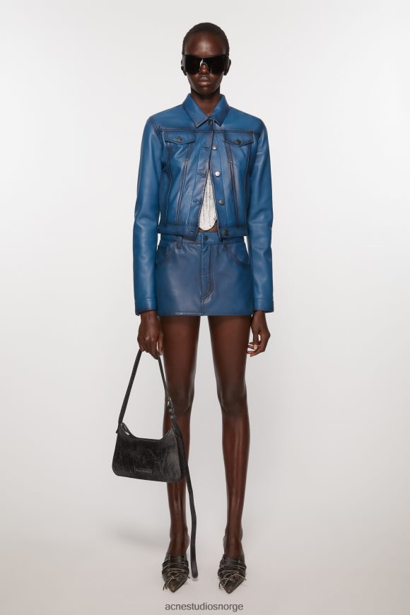 Acne Studios platt mini skulderveske N2PP4F467 tilbehør svart